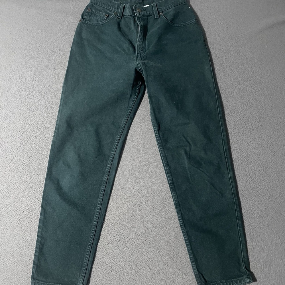 Vtg 90s Levi's 551 Relaxed Fit Tapered Leg‎ High Rise Light Jeans 10 Long USA